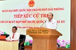 Đoàn đại biểu Quốc hội thành phố tiếp xúc cử tri các phường Đồ Sơn, Nam Đồ Sơn chuẩn bị kỳ họp thứ 10 Quốc hội khóa XV