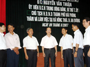 Đảng ủy xã Hồng Thái (huyện An Dương) lãnh đạo HĐND xã hoạt động hiệu quả