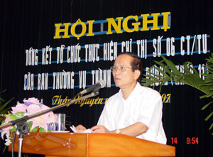 Huyện ủy Thủy Nguyên tổng kết thực hiện Chỉ thị số 06 CT/TU của Ban Thường vụ Thành ủy