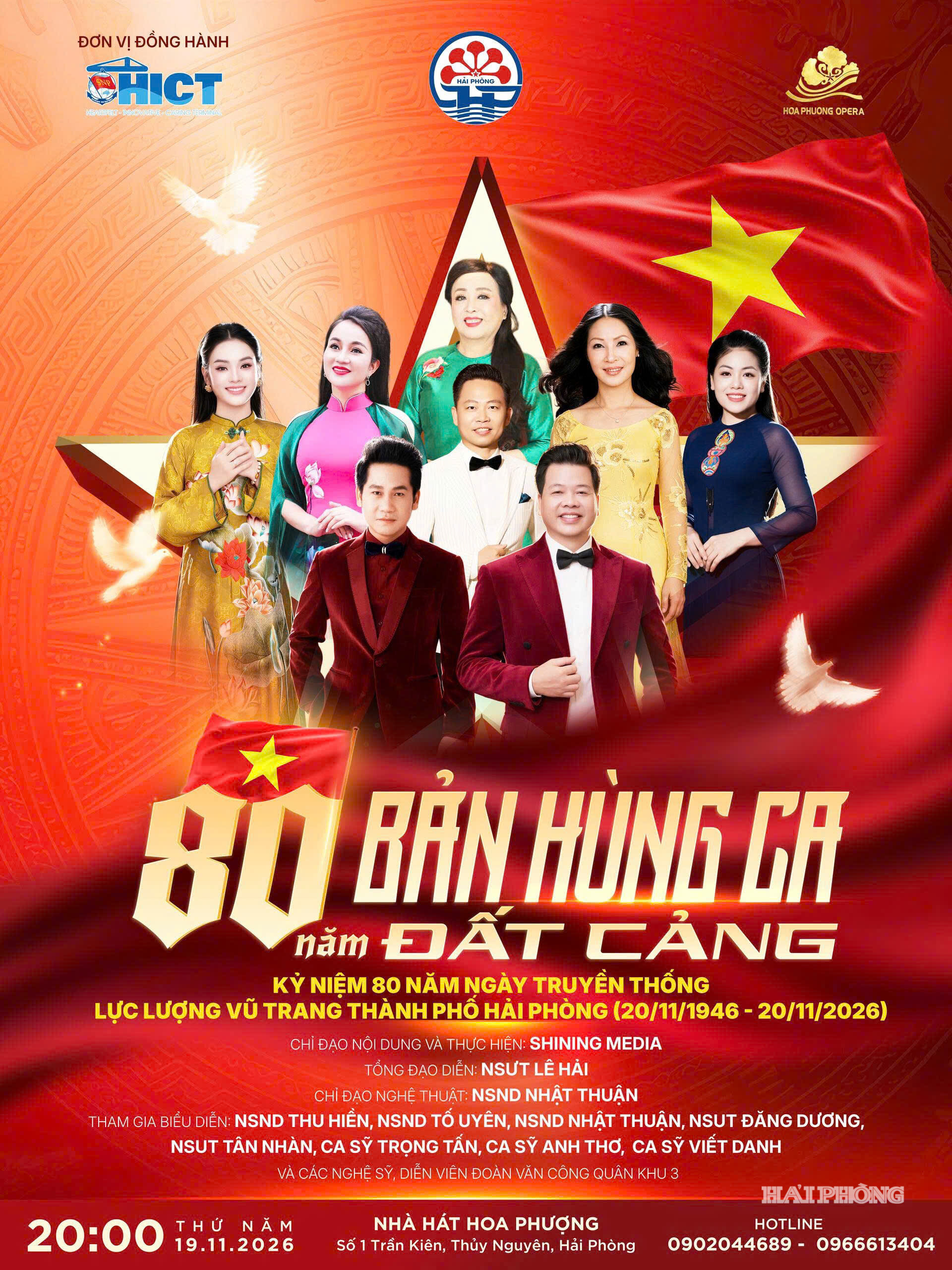 '80 năm Bản hùng ca đất Cảng' - Đêm nghệ thuật tri ân lịch sử tại Hải Phòng