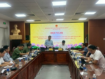 Hoàn thiện hồ sơ, dự thảo nghị quyết trình HĐND thành phố về dự án đầu tư xây dựng Bến thủy Công an nhân dân