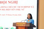 Chủ tịch HĐND xã Thái Tân gặp gỡ, đối thoại với cán bộ, hội viên phụ nữ