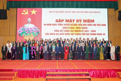 Đoàn đại biểu Quốc hội thành phố gặp mặt kỷ niệm 80 năm Ngày Tổng tuyển cử đầu tiên bầu Quốc hội Việt Nam (06/01/1946 - 06/01/2026)