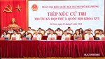 Thủ tướng Chính phủ Lê Minh Hưng và Đoàn đại biểu Quốc hội Hải Phòng tiếp xúc cử tri trước kỳ họp thứ 3 Quốc hội khóa XVI - Ghi nhận nhiều ý kiến tâm huyết, giá trị