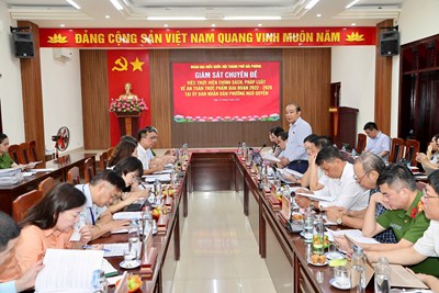 Đoàn đại biểu Quốc hội Hải Phòng giám sát đối với UBND phường Ngô Quyền về việc thực hiện chính sách pháp luật về an toàn thực phẩm trên địa bàn thành phố giai đoạn 2022 - 2026