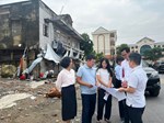 Đoàn giám sát chuyên đề của Ban Kinh tế - Ngân sách HĐND thành phố khảo sát thực tế một số dự án đầu tư công trên địa bàn thành phố