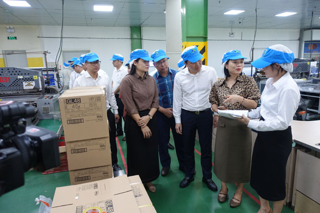 Ban Văn hóa - Xã hội giám sát tại Công ty Cổ phần nhựa An Phát xanh