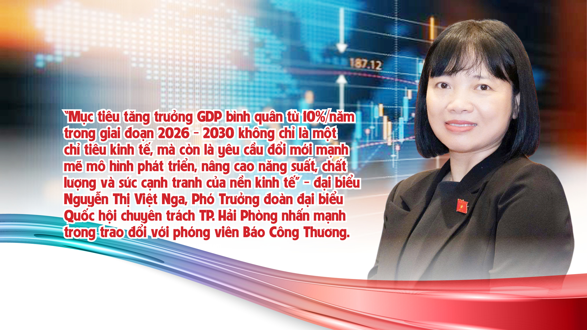 Mục tiêu GDP từ 10%/năm: Mở không gian mới cho mô hình tăng trưởng