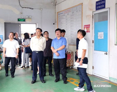Khảo sát về công tác phòng cháy, chữa cháy tại Khu Công nghiệp Đại An, làng nghề giày da Hoàng Diệu