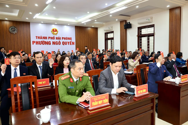 HĐND phường Ngô Quyền quyết nghị điều chỉnh Kế hoạch đầu tư công năm 2026