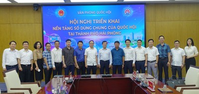 Thành phố Hải Phòng: Tập huấn thí điểm các nền tảng số dùng chung của Quốc hội