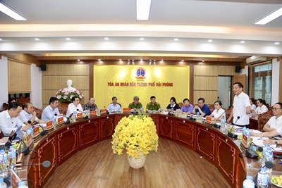 Đoàn đại biểu Quốc hội thành phố Hải Phòng khảo sát tại Tòa án nhân dân thành phố về tình hình tổ chức, hoạt động sau sắp xếp bộ máy và thực hiện vận hành chính quyền địa phương 2 cấp