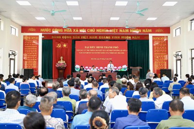 Tổ đại biểu số 11 HĐND thành phố tiếp xúc cử tri sau Kỳ họp thường lệ giữa năm 2025