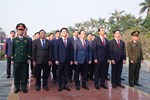Lãnh đạo thành phố dâng hương tưởng niệm các Anh hùng liệt sỹ và đồng chí Nguyễn Đức Cảnh nhân dịp kỷ niệm 96 năm Ngày thành lập Đảng Cộng sản Việt Nam