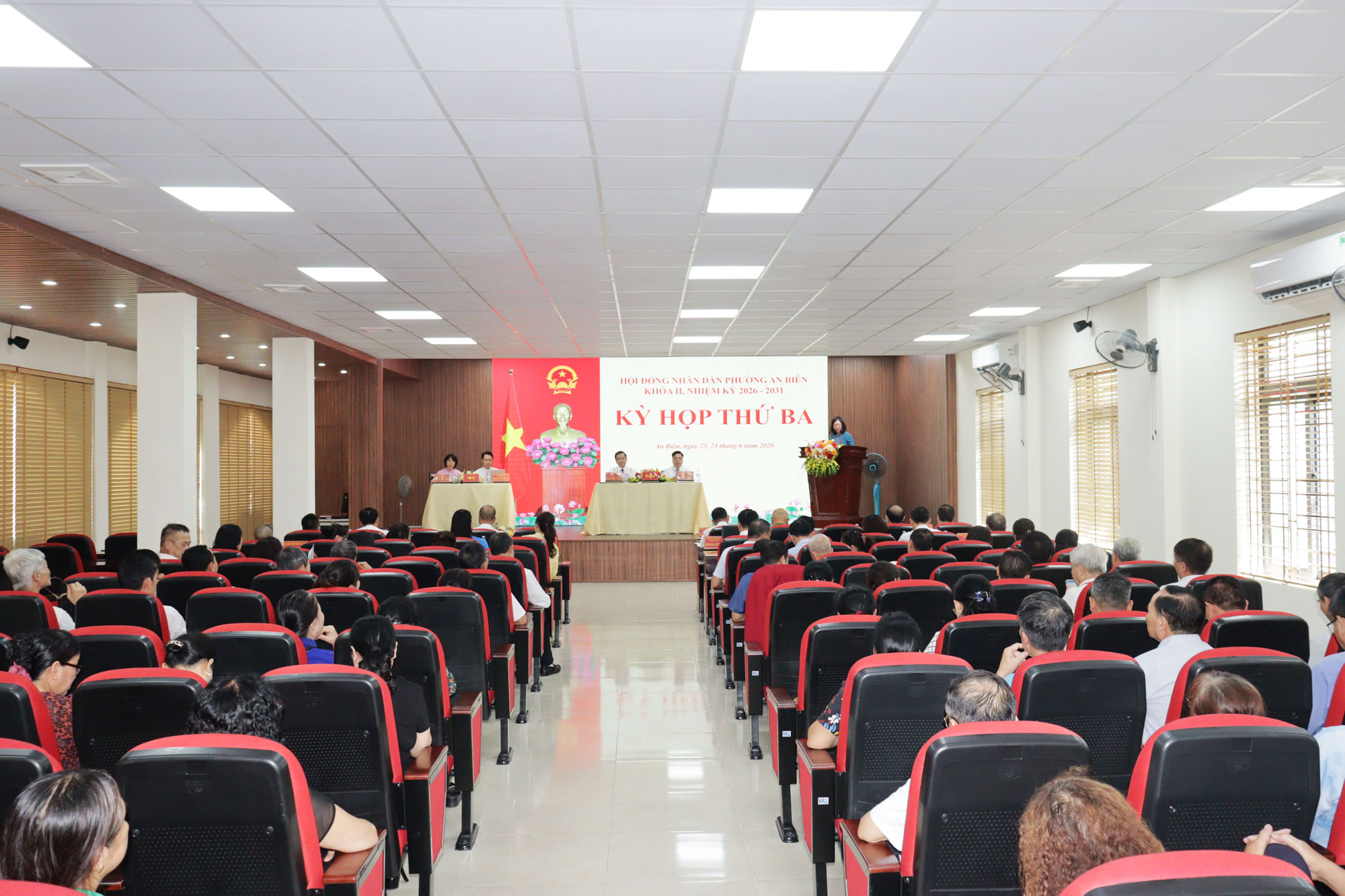 HĐND phường An Biên khai mạc Kỳ họp thứ 3 - kỳ họp thường lệ giữa năm 2026