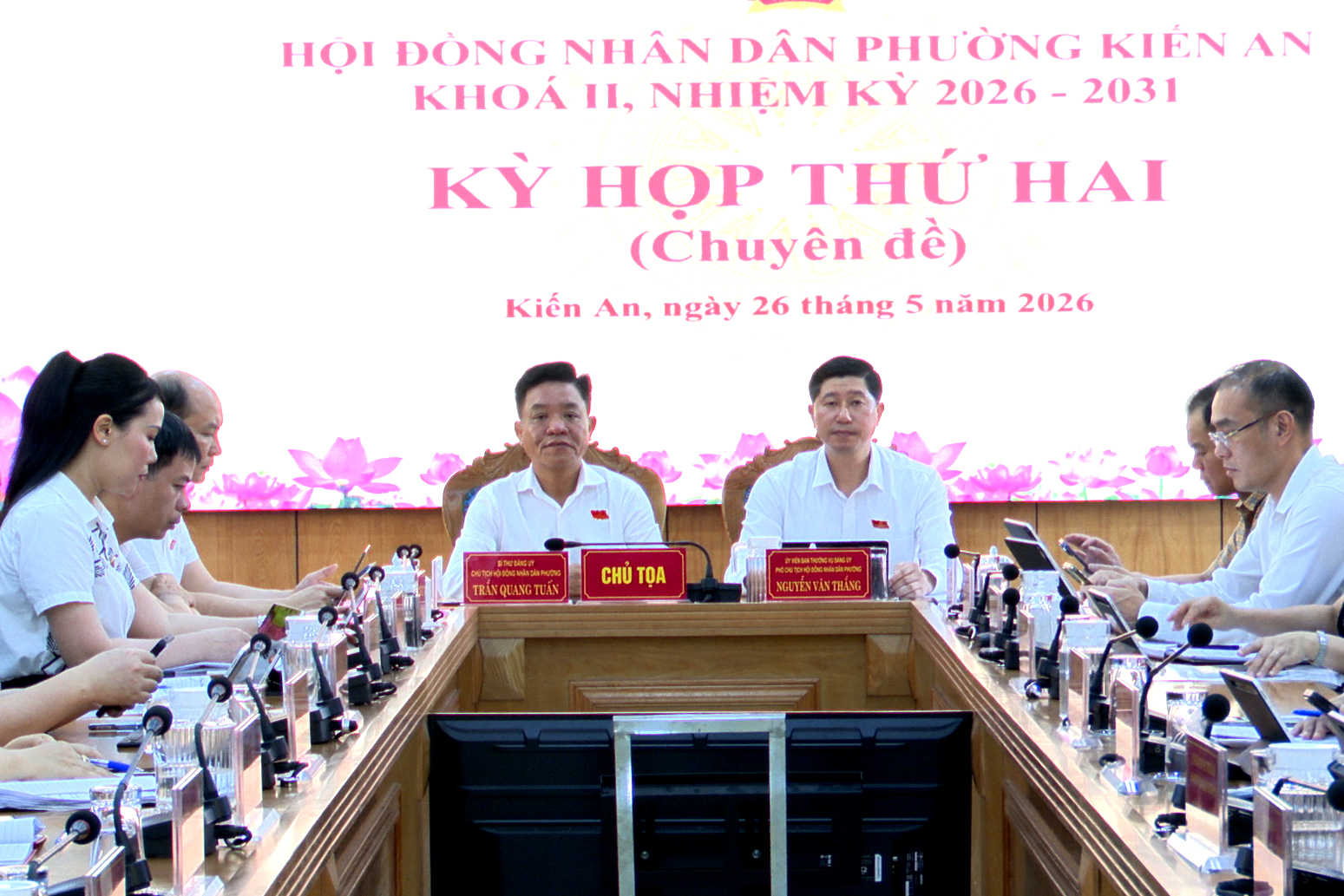Kỳ họp thứ 2 HĐND phường Kiến An xem xét điều chỉnh, bổ sung Kế hoạch đầu tư công năm 2026 (lần 2)