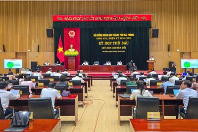 Khai mạc Kỳ họp thứ 6 HĐND thành phố Hải Phòng khóa XVII