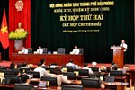 Kỳ họp thứ hai HĐND thành phố khóa XVII thông qua 13 dự thảo Nghị quyết