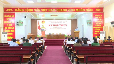Kỳ họp thứ 3 HĐND phường Phù Liễn: Thông qua 2 Nghị quyết quan trọng