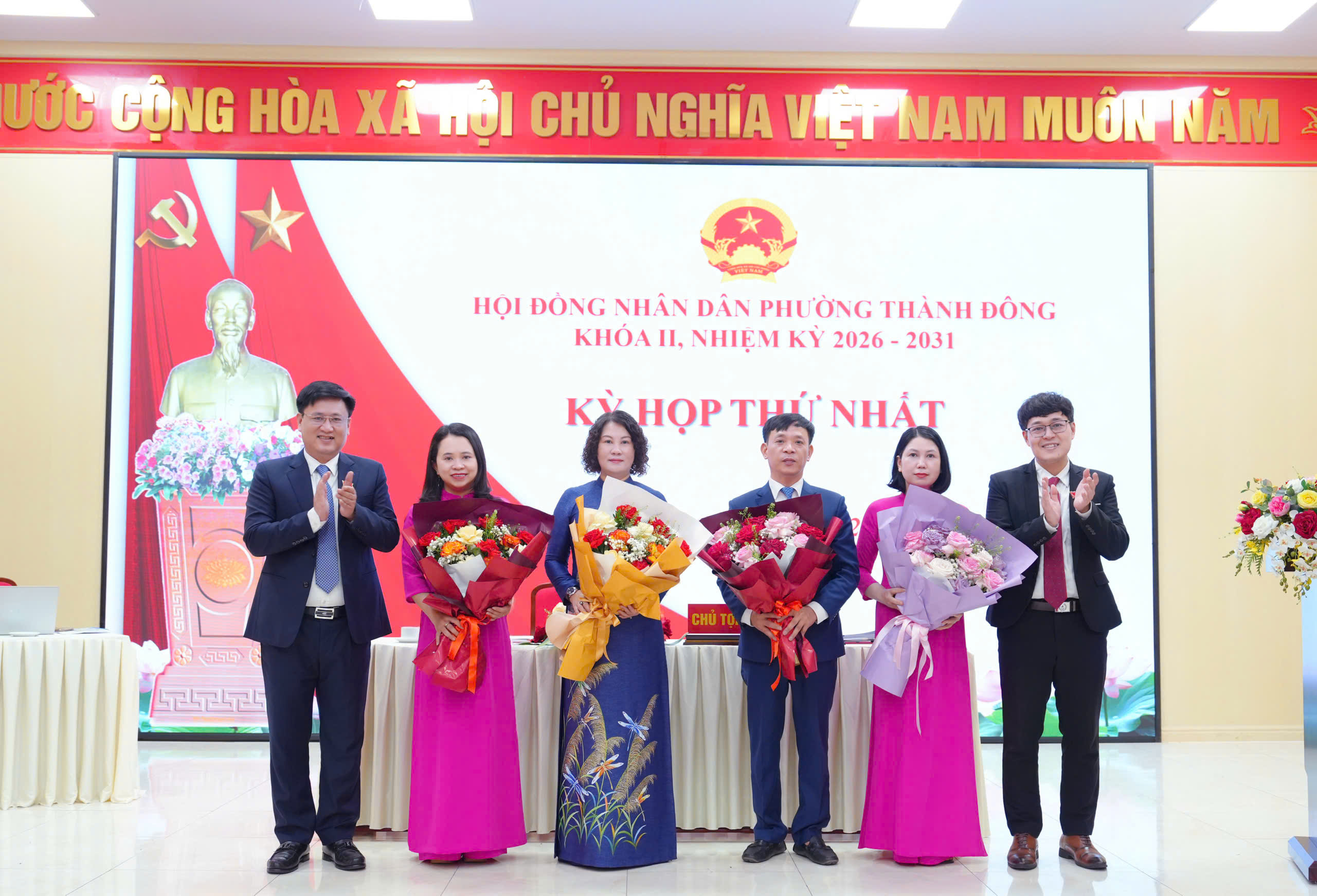 HĐND phường Thành Đông tổ chức Kỳ họp thứ nhất nhiệm kỳ 2026 - 2031