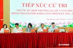 18 tổ đại biểu HĐND thành phố đồng loạt tiếp xúc cử tri