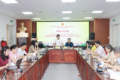 Ban Văn hóa - Xã hội HĐND thành phố thẩm tra hồ sơ trình Kỳ họp thường lệ giữa năm 2026 HĐND thành phố khoá XVII