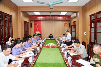 Đoàn đại biểu Quốc hội thành phố Hải Phòng khảo sát tình hình tổ chức và thực hiện nhiệm vụ tại Viện Kiểm sát nhân dân thành phố